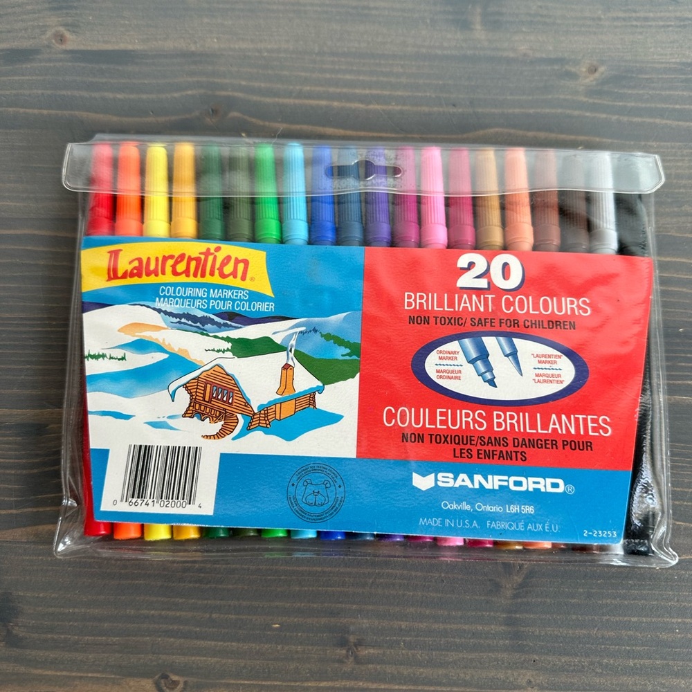 Vintage Laurentien markers